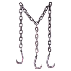 Cadena con Ganchos Carnicero de 180x55x5 cm Accesorios Halloween Y Terror