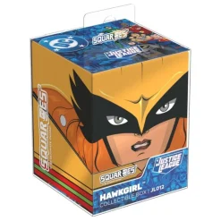 Squaroes Regalos De Superhéroes Dc|Figuras Dc^Caja Coleccionable Hawkgirl™ DC para Cartas