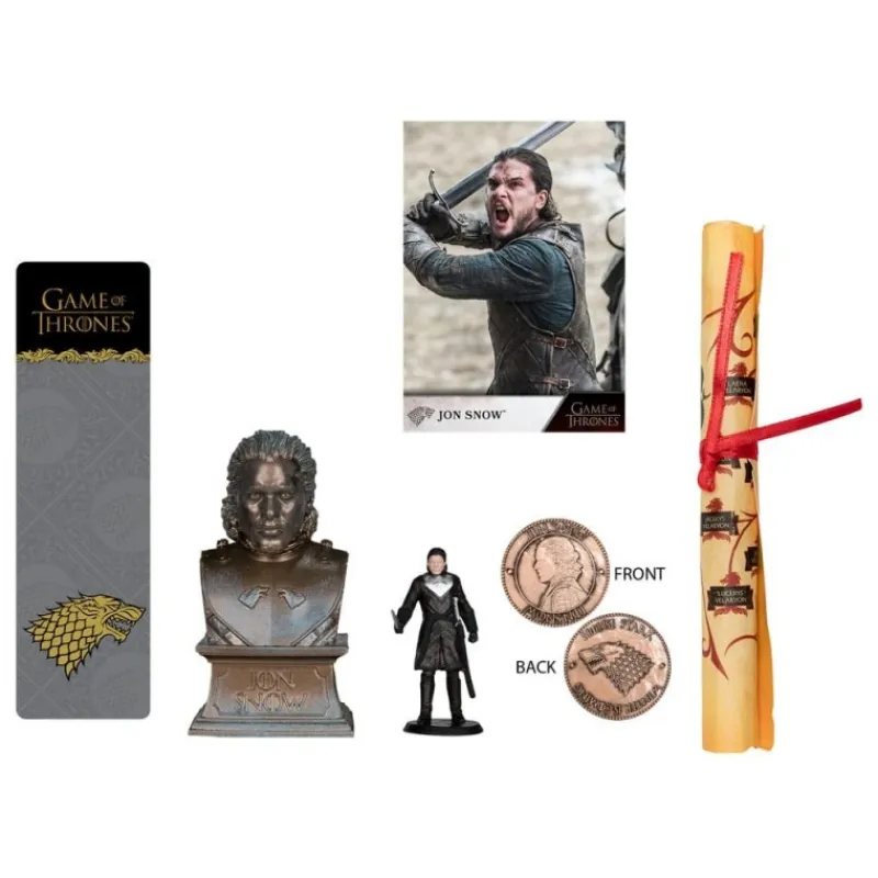 McFarlane Toys Juego De Tronos Y La Casa Del Dragón ^Caja Coleccionable Jon Snow de Juego de Tronos