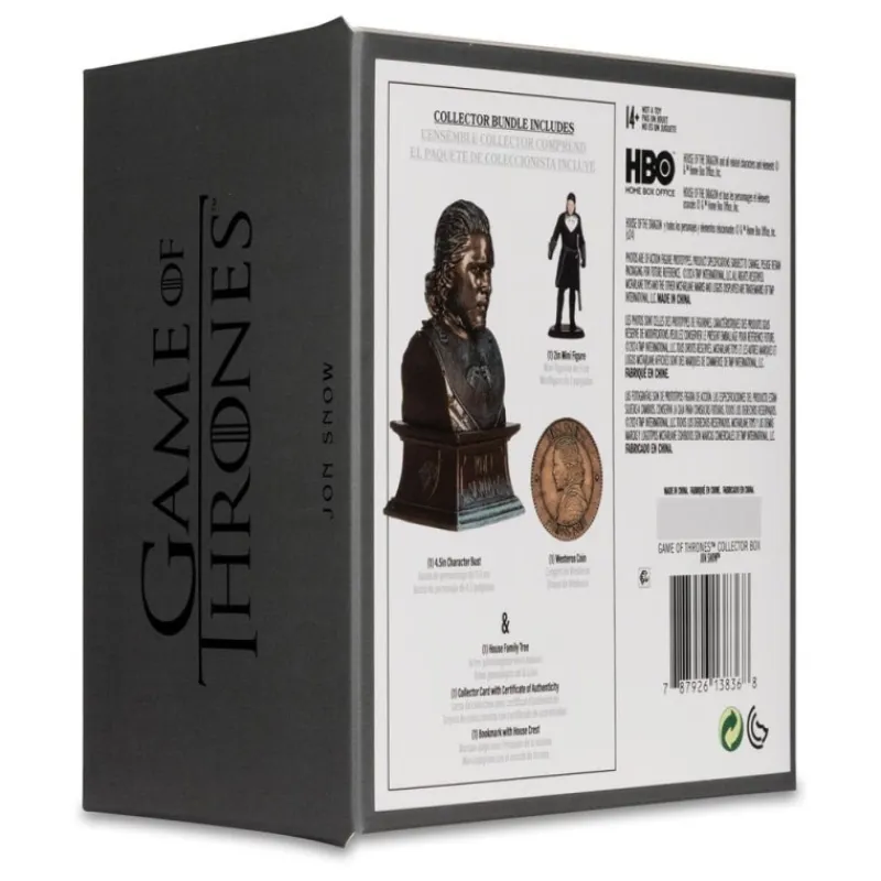 McFarlane Toys Juego De Tronos Y La Casa Del Dragón ^Caja Coleccionable Jon Snow de Juego de Tronos