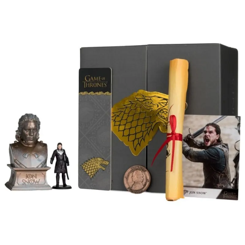 McFarlane Toys Juego De Tronos Y La Casa Del Dragón ^Caja Coleccionable Jon Snow de Juego de Tronos
