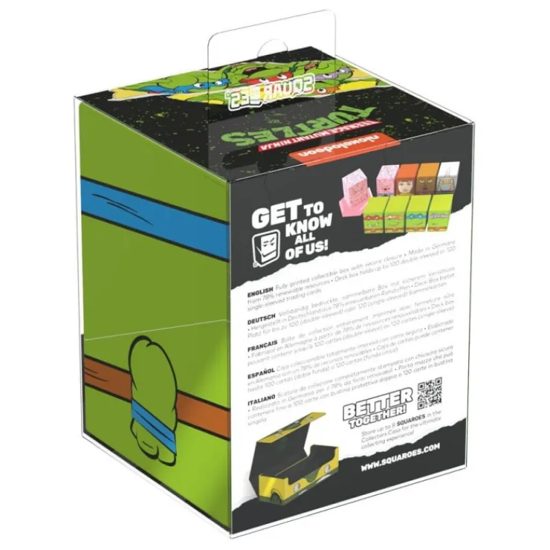 Squaroes Las Tortugas Ninja^Caja Coleccionable Leonardo TMNT -