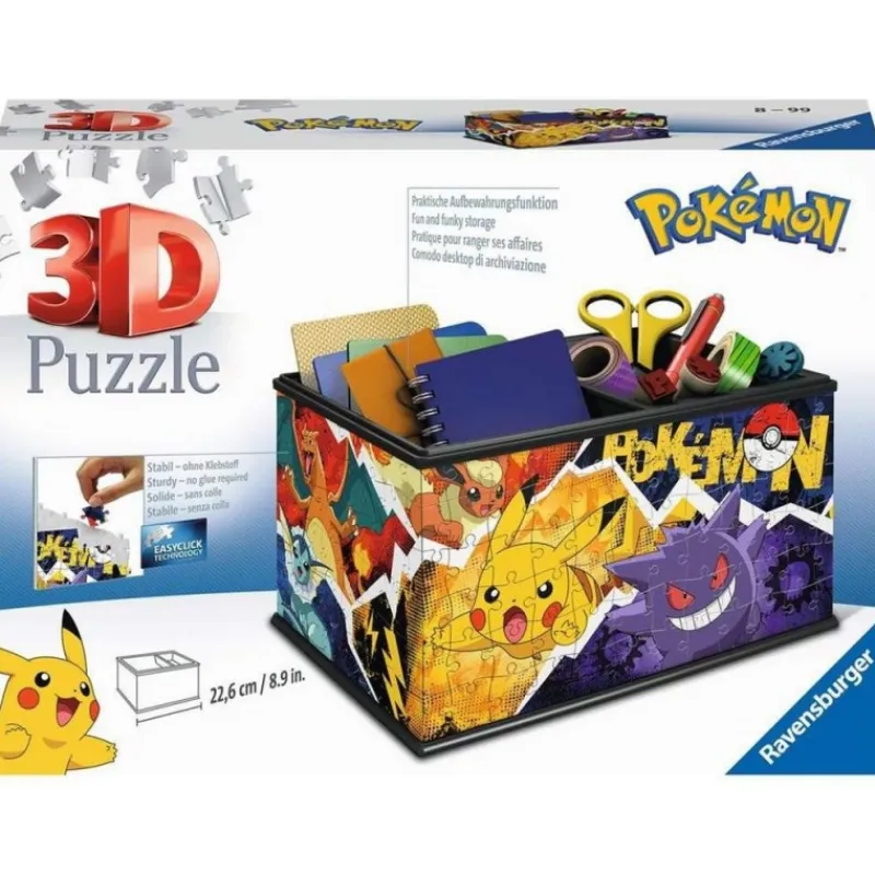 Online Caja de Almacenamiento Puzzle 3D Pokémon Pikachu|Más Regalos De Pokemon