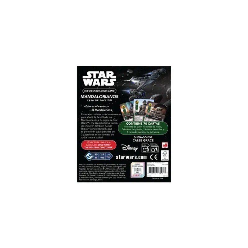 Juegos Más Regalos De Star Wars^Caja Star Wars: Deckbuilding Game Mandalorianos