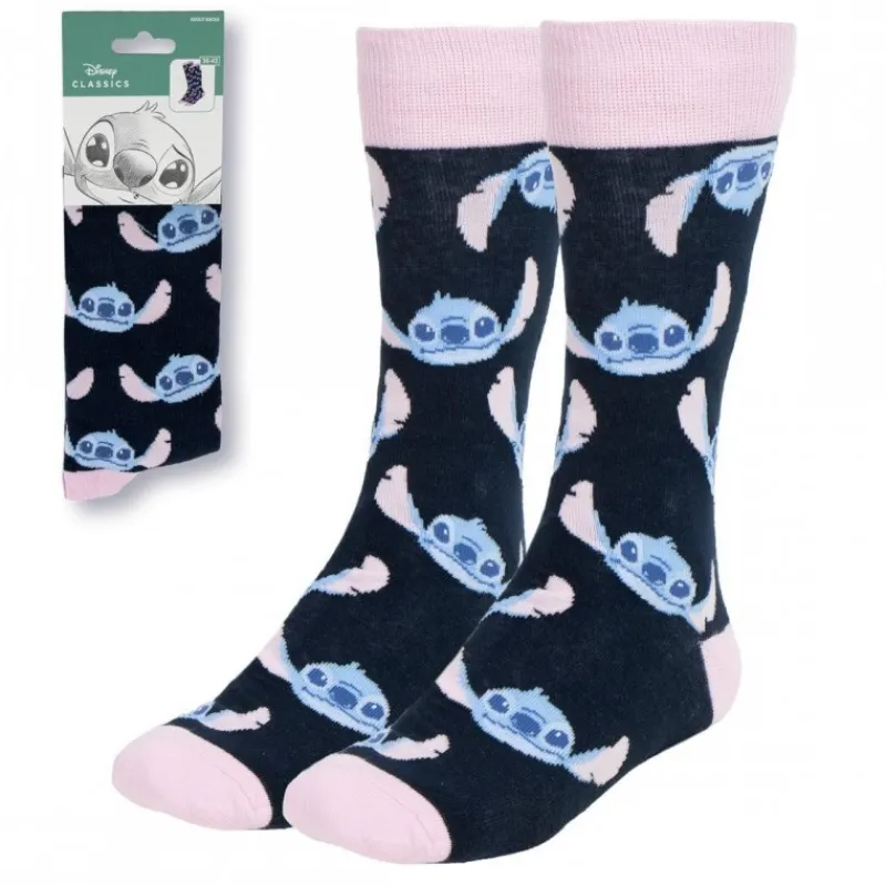 Cerdá Adult Películas Y Personajes De Disney ·Lilo Y Stitch|Regalos Stitch Baratos^Calcetines de Stitch - Diseño Disney Classics