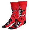 Cerdá Adult Regalos De Villanos Dc^Calcetines Harley Quinn Rojos Talla 36/43
