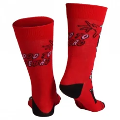 Cerdá Adult Regalos De Villanos Dc^Calcetines Harley Quinn Rojos Talla 36/43