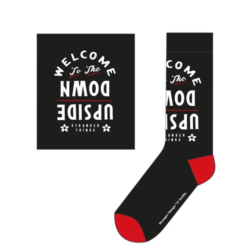 Hot Calcetines Upside Down Stranger Things Stranger Things