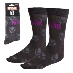 Cerdá Adult Superhéroes Marvel|Moda Marvel^Calcetines Wakanda Black Panther Oscuros 38/45