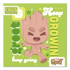 Grupo Erik Superhéroes Marvel|Coleccionismo Marvel^Calendario 2026 30x30 Marvel Yo Soy Groot