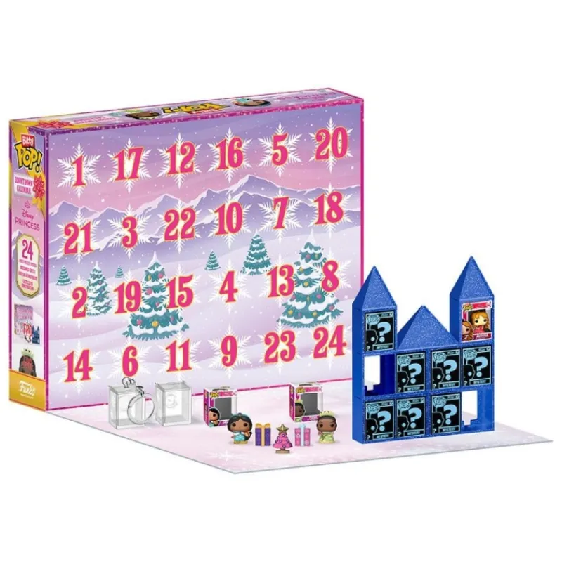 New Calendario de Adviento Disney Princess POP! 13 días Películas Y Personajes De Disney ·Princesas Disney|Funko Pop Disney