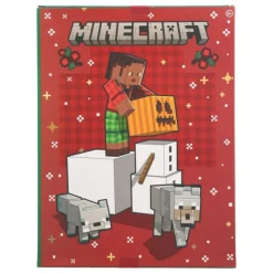 Paladone Products Minecraft^Calendario de Adviento Minecraft de Papelería, 24 Regalos Especiales