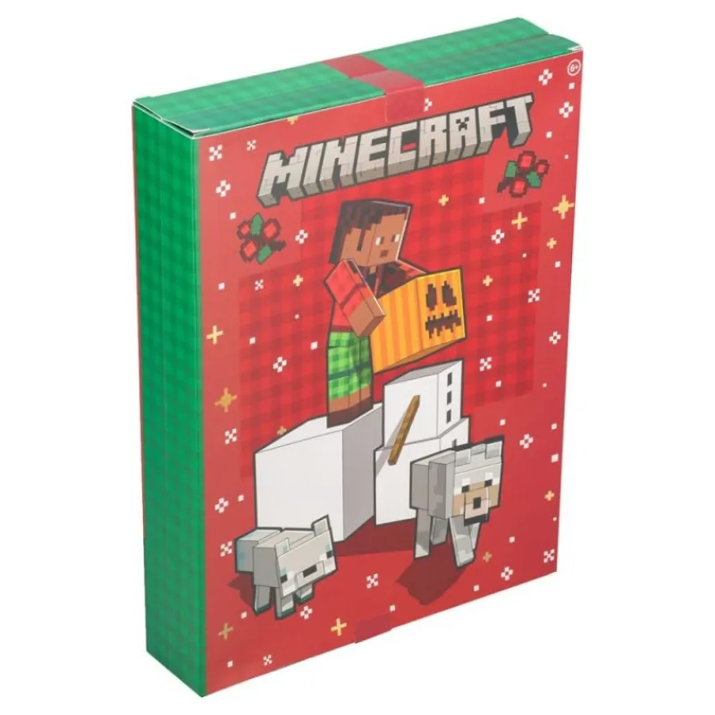Paladone Products Minecraft^Calendario de Adviento Minecraft de Papelería, 24 Regalos Especiales