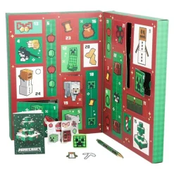 Paladone Products Minecraft^Calendario de Adviento Minecraft de Papelería, 24 Regalos Especiales