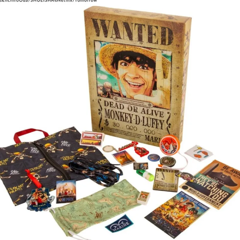 New Calendario de Adviento One Piece 2025 con 24 Sorpresas de Regalo Cosas De Luffy One Piece|Hogar One Piece