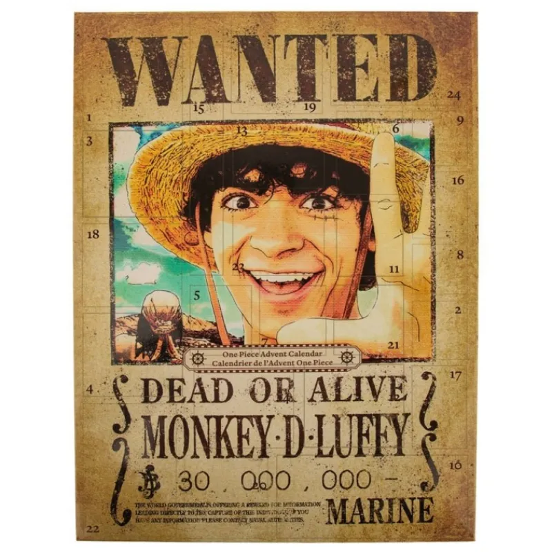 New Calendario de Adviento One Piece 2025 con 24 Sorpresas de Regalo Cosas De Luffy One Piece|Hogar One Piece