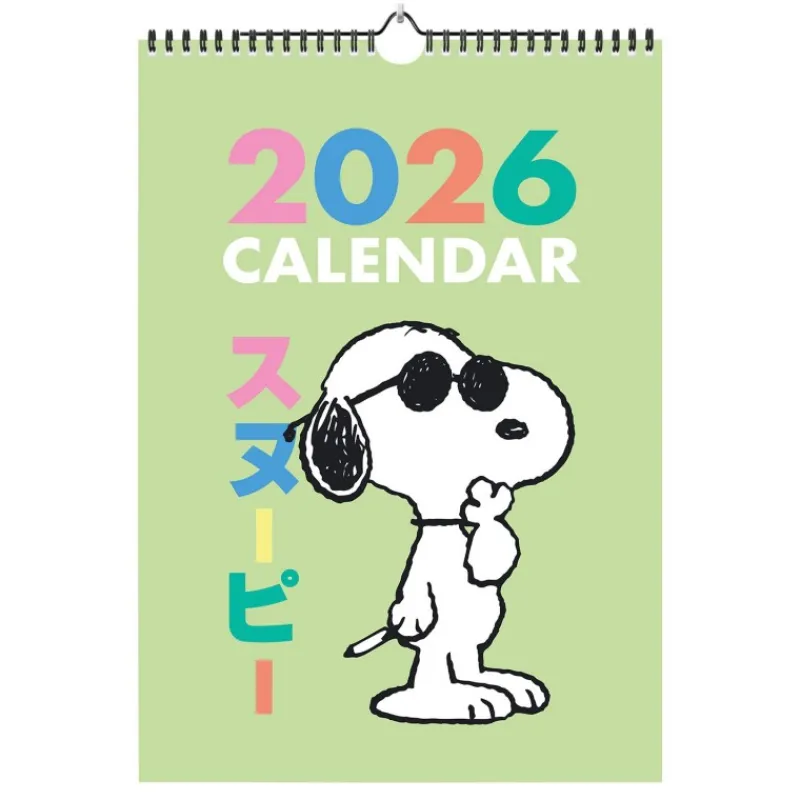 Calendario de Pared 2026 Snoopy A3 12 Meses Snoopy