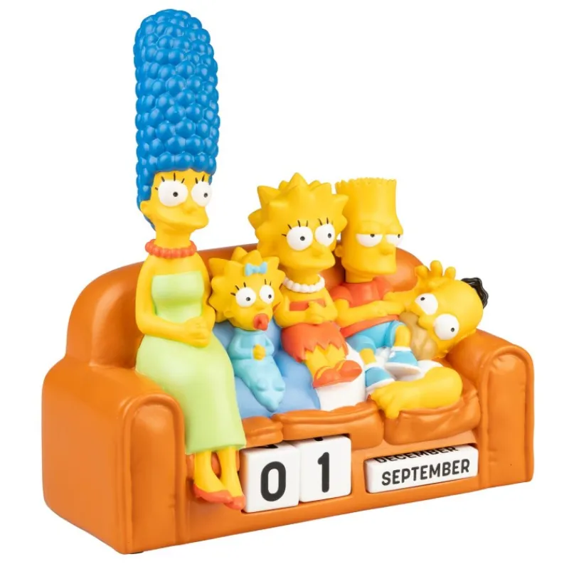 Online Calendario Perpetuo 3D The Simpsons Familia Resina Simpsons Y Futurama