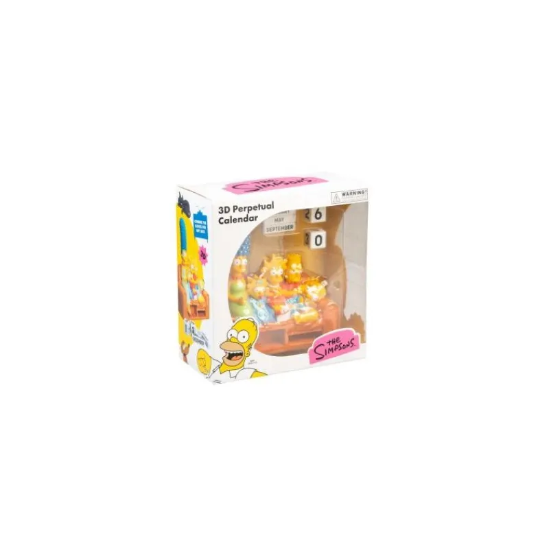 Online Calendario Perpetuo 3D The Simpsons Familia Resina Simpsons Y Futurama