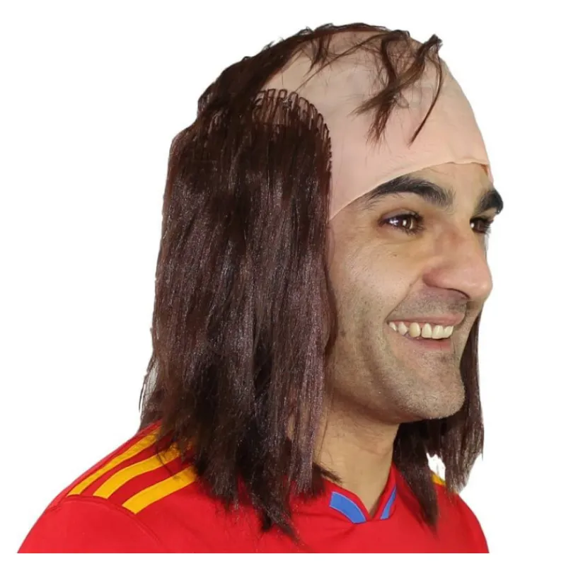 Sale Calva con melena Pelucas, Barbas Y Bigotes Disfraces