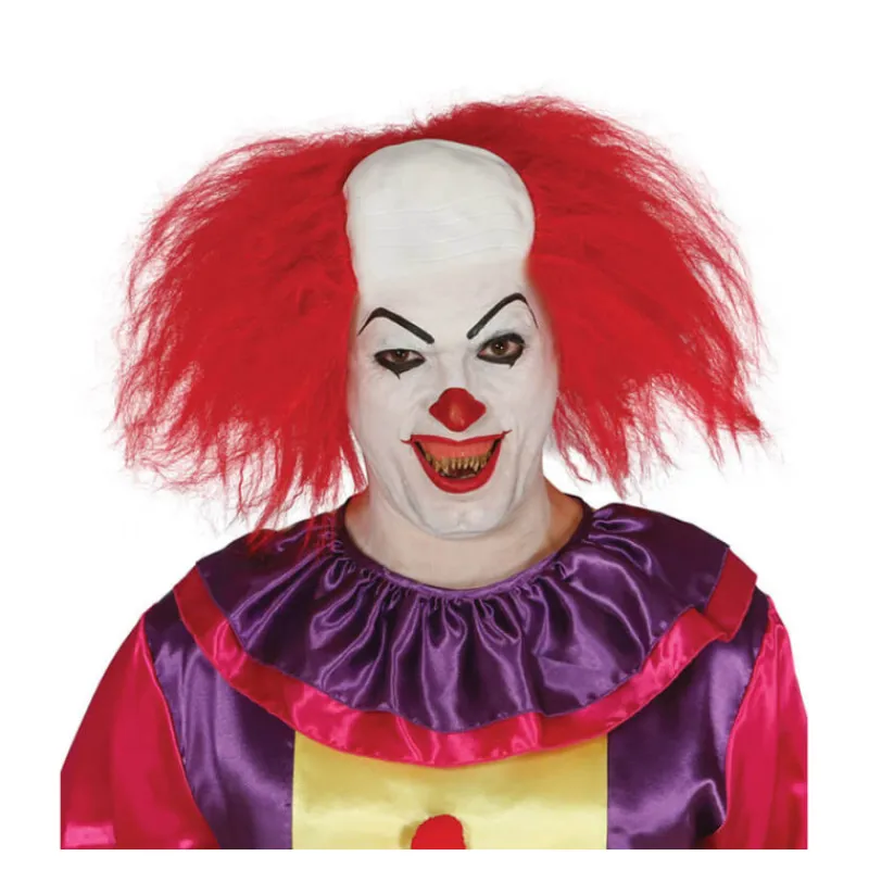Calva con pelo de Payaso Malvado Pelucas, Barbas Y Bigotes Disfraces|Accesorios Halloween Y Terror