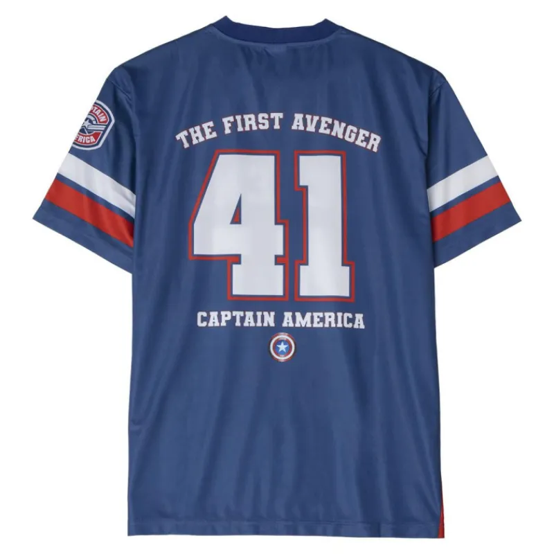 Hot Camiseta beisbol oversized Capitán América Marvel Superhéroes Marvel|Moda Marvel