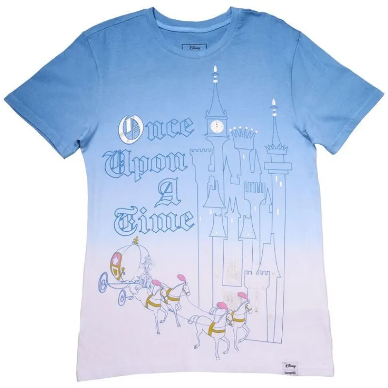 Loungefly Películas Y Personajes De Disney ·Cenicienta|Ropa Disney^Camiseta Cenicienta 75 aniversario oficial Disney