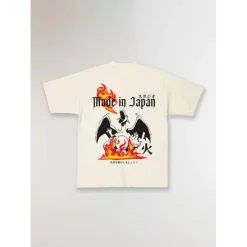 Otros Fabricantes Moda Pokemon|Regalos Y Coleccionismo Para Gamers - Cosas De Videojuegos Míticos^Camiseta Charizard Pokemon Made In Japan
