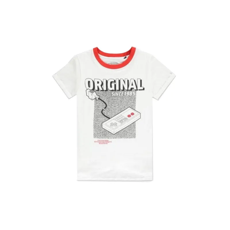DIFUZED Regalos Y Coleccionismo Para Gamers - Cosas De Videojuegos Míticos^Camiseta Chica Nintendo NES