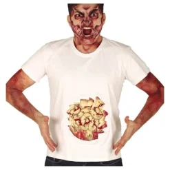 Disfrazzes Prendas Accesorias Para Disfraces|Accesorios Halloween Y Terror ^Camiseta con Tripas