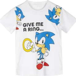 Niños Cerdá Kids Ropa Y Téxtil: Cosas Que Ponerse Para Niños ^CAMISETA CORTA SINGLE JERSEY SONIC