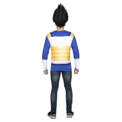 Outlet Camiseta Disfraz de Vegeta de Dragon Ball para hombre Hombre Disfraces Hombre|Disfraces Manga Y Anime