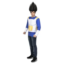 Outlet Camiseta Disfraz de Vegeta de Dragon Ball para hombre Hombre Disfraces Hombre|Disfraces Manga Y Anime