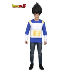 Outlet Camiseta Disfraz de Vegeta de Dragon Ball para hombre Hombre Disfraces Hombre|Disfraces Manga Y Anime