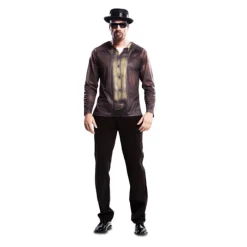 Hombre Disfrazzes Disfraces Hombre|Disfraces Series^Camiseta Disfraz Heisenberg Breaking Bad Hombre