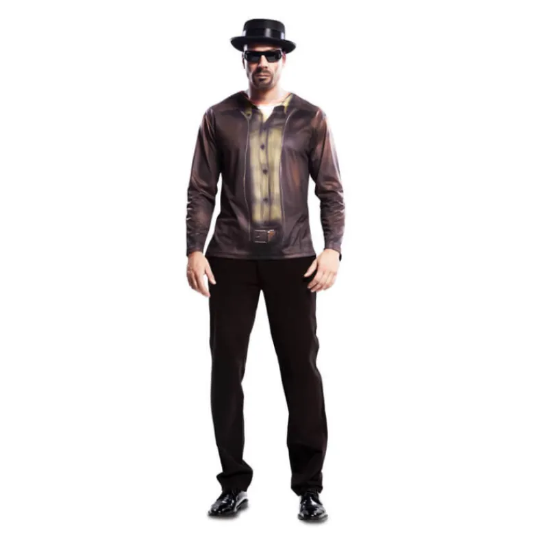 Hombre Disfrazzes Disfraces Hombre|Disfraces Series^Camiseta Disfraz Heisenberg Breaking Bad Hombre