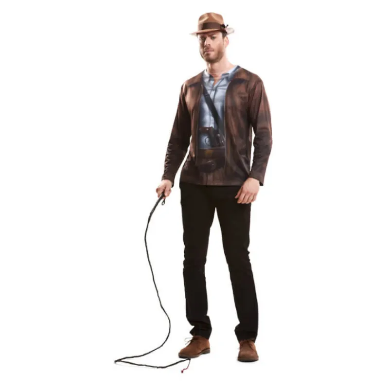 Outlet Camiseta disfraz Indiana Jones para Hombre Hombre Disfraces Hombre|Disfraces Cine