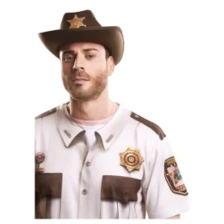 Hombre Disfrazzes Disfraces Hombre|Disfraces Cine^Camiseta disfraz sheriff americano para Hombre