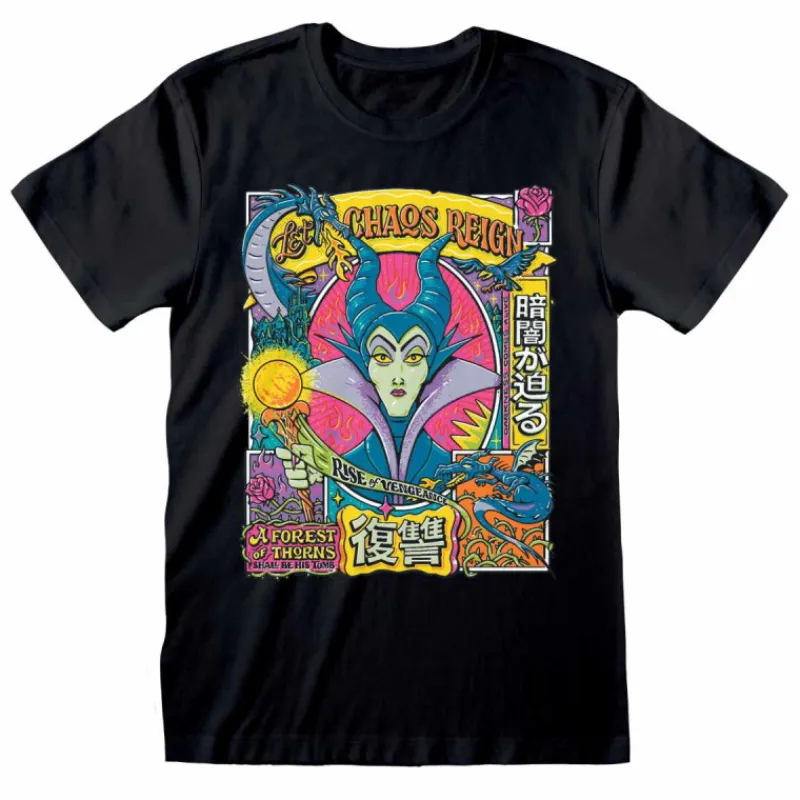 Outlet Camiseta Maléfica Chaos Villanas Disney Películas Y Personajes De Disney ·Maléfica Y Bella Durmiente |Películas Y Personajes De Disney ·Villanas Disney