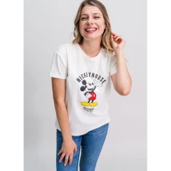Camiseta Mickey Mouse blanca Disney Películas Y Personajes De Disney ·Mickey & Minnie|Ropa Disney