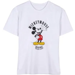 Camiseta Mickey Mouse blanca Disney Películas Y Personajes De Disney ·Mickey & Minnie|Ropa Disney