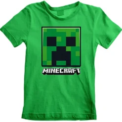DIFUZED Minecraft|Regalos Y Coleccionismo Para Gamers - Cosas De Videojuegos Míticos^Camiseta Minecraft Creeper