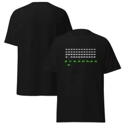 Sale Camiseta partida Space Invaders arcade Regalos Y Coleccionismo Para Gamers - Cosas De Videojuegos Míticos