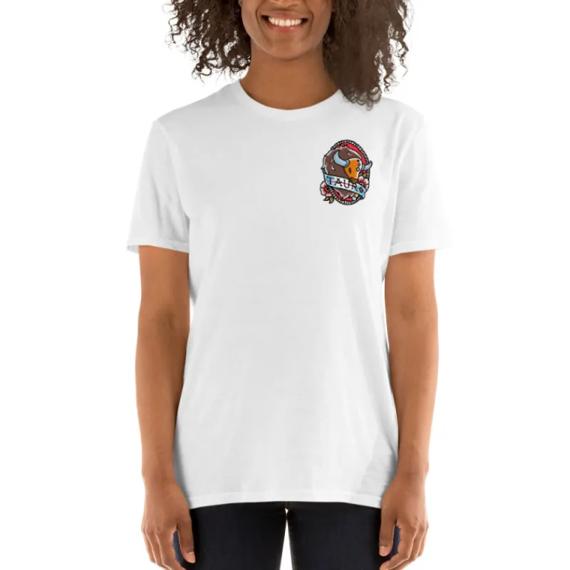 Camiseta Pokémon zodiaco Tauro blanca Moda Pokemon|Regalos Y Coleccionismo Para Gamers - Cosas De Videojuegos Míticos