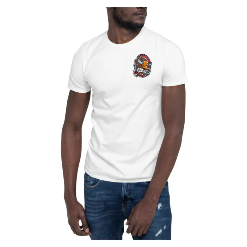 Camiseta Pokémon zodiaco Tauro blanca Moda Pokemon|Regalos Y Coleccionismo Para Gamers - Cosas De Videojuegos Míticos