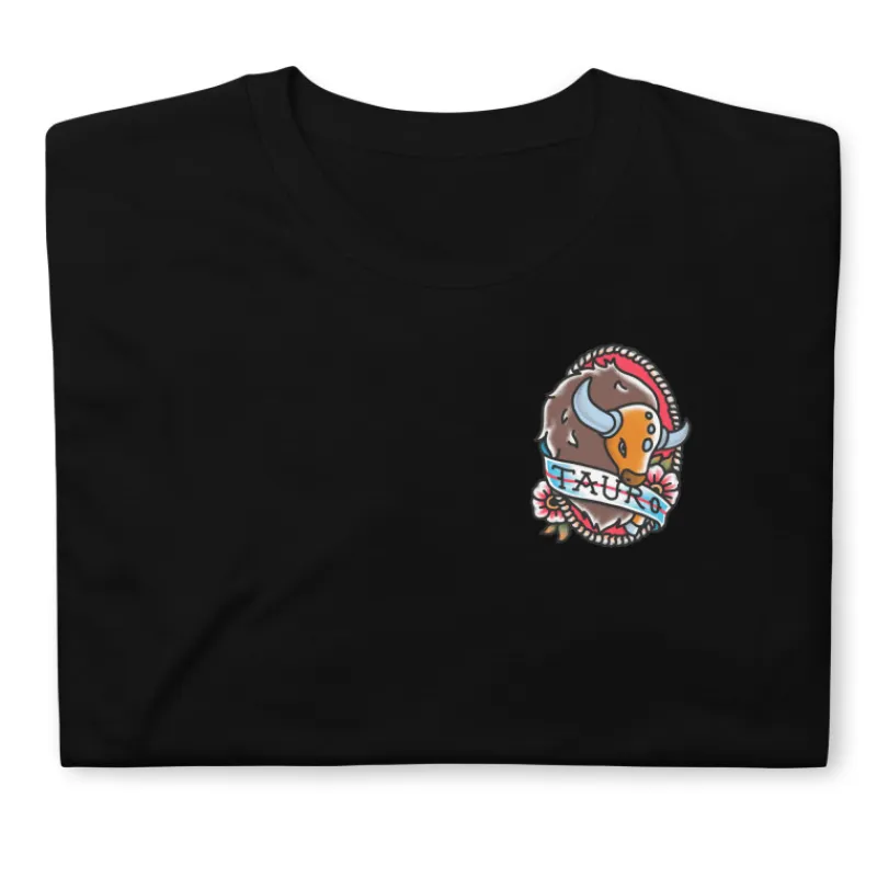 Printful Moda Pokemon|Regalos Y Coleccionismo Para Gamers - Cosas De Videojuegos Míticos^Camiseta Pokémon zodiaco Tauro negra