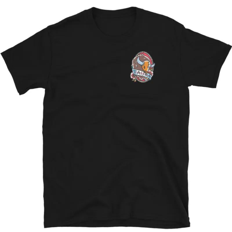 Printful Moda Pokemon|Regalos Y Coleccionismo Para Gamers - Cosas De Videojuegos Míticos^Camiseta Pokémon zodiaco Tauro negra