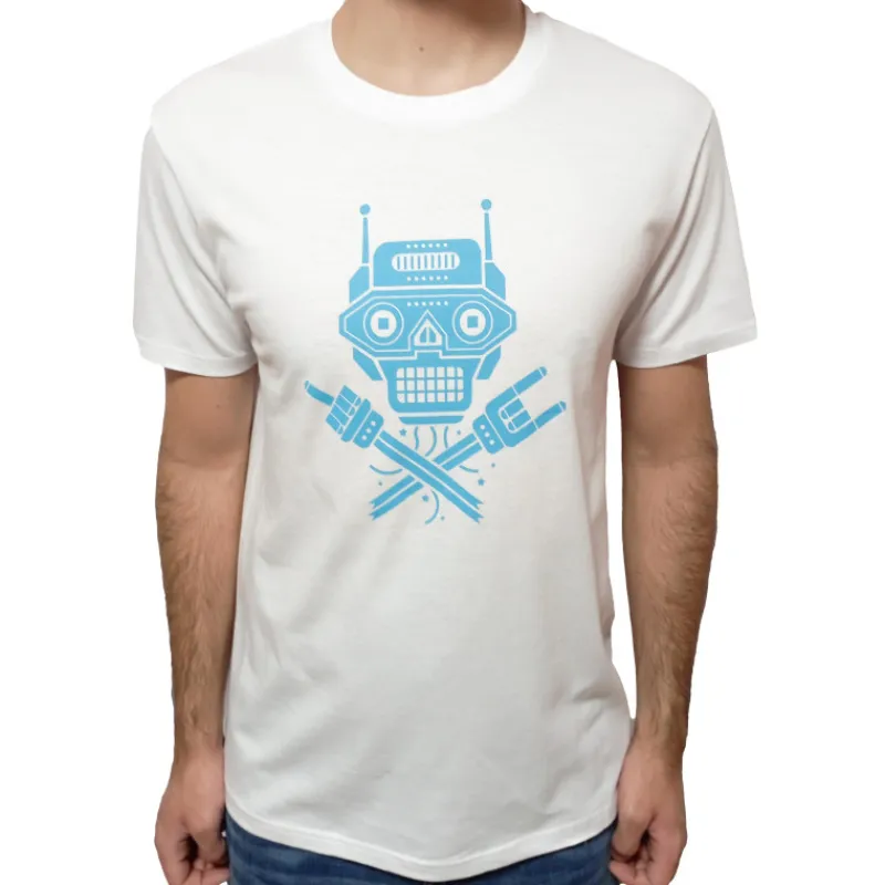 Camiseta Robot rock Regalos Y Coleccionismo Para Gamers - Cosas De Videojuegos Míticos|Descuentos Gaming
