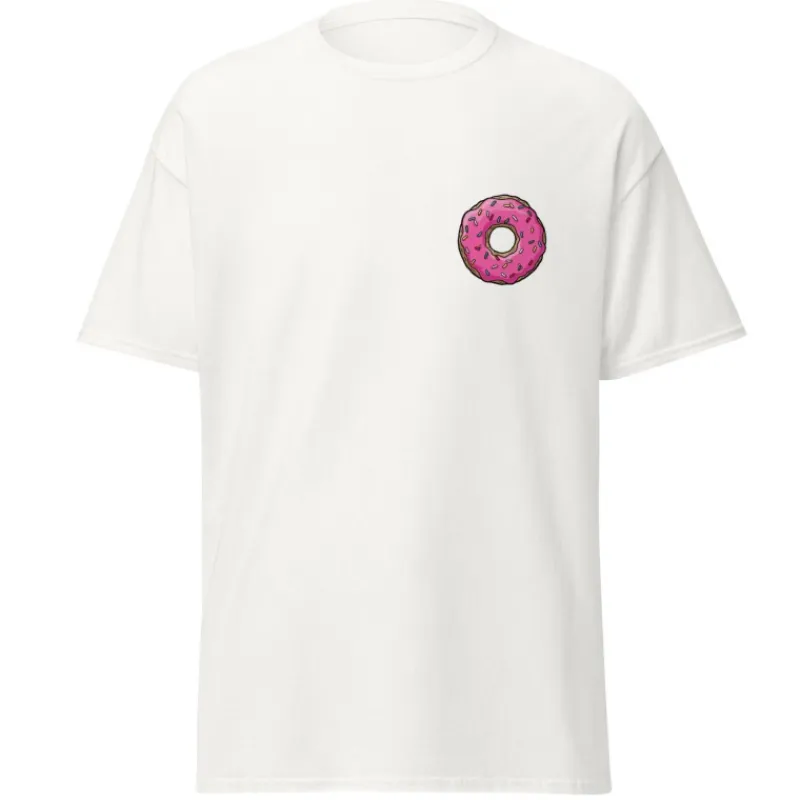 Printful Simpsons Y Futurama^Camiseta rosquilla de Homer Los Simpson