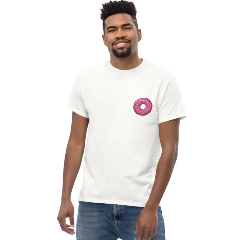 Printful Simpsons Y Futurama^Camiseta rosquilla de Homer Los Simpson